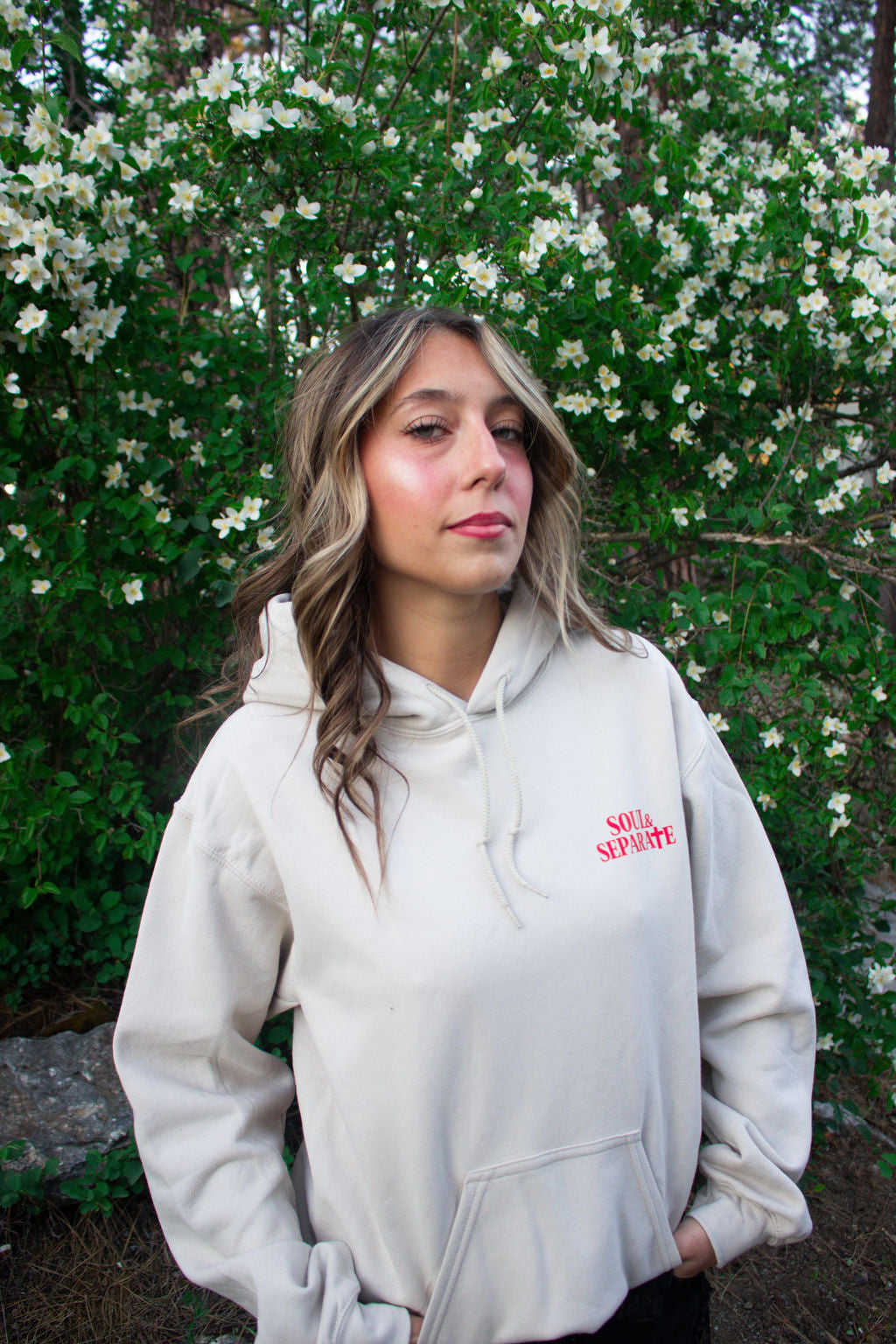 Jesus Wept Tan Hoodie