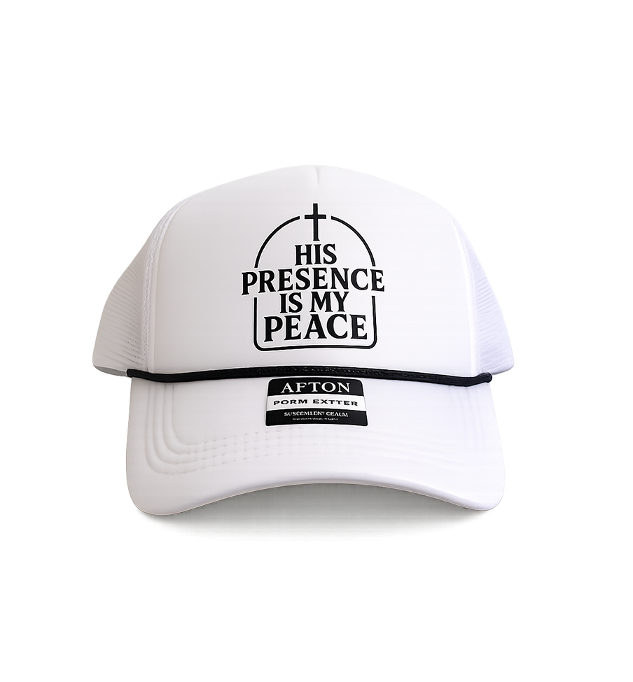 His Presence Is My Peace Hat