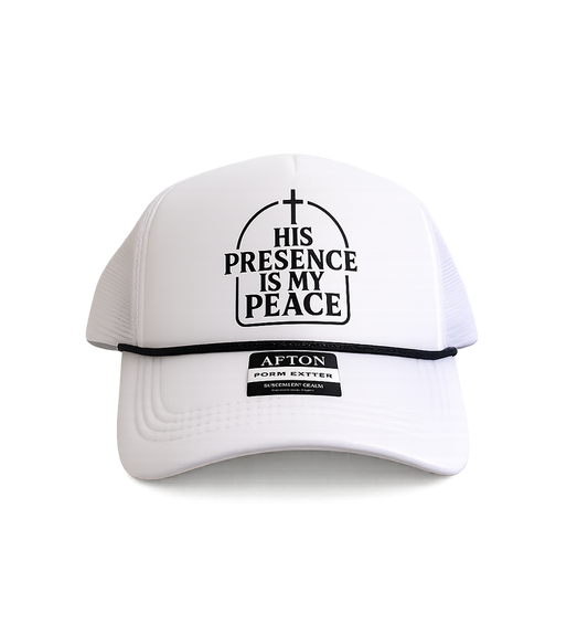 His Presence Is My Peace Hat