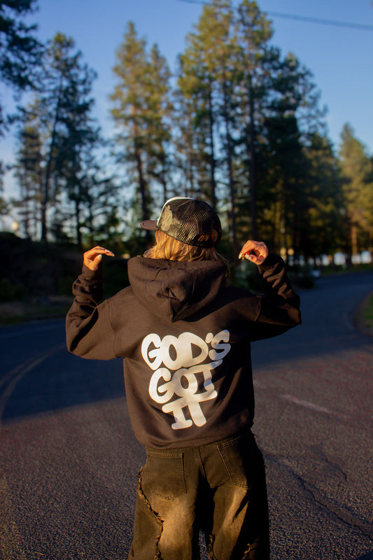 Gods Got It Black Hoodie