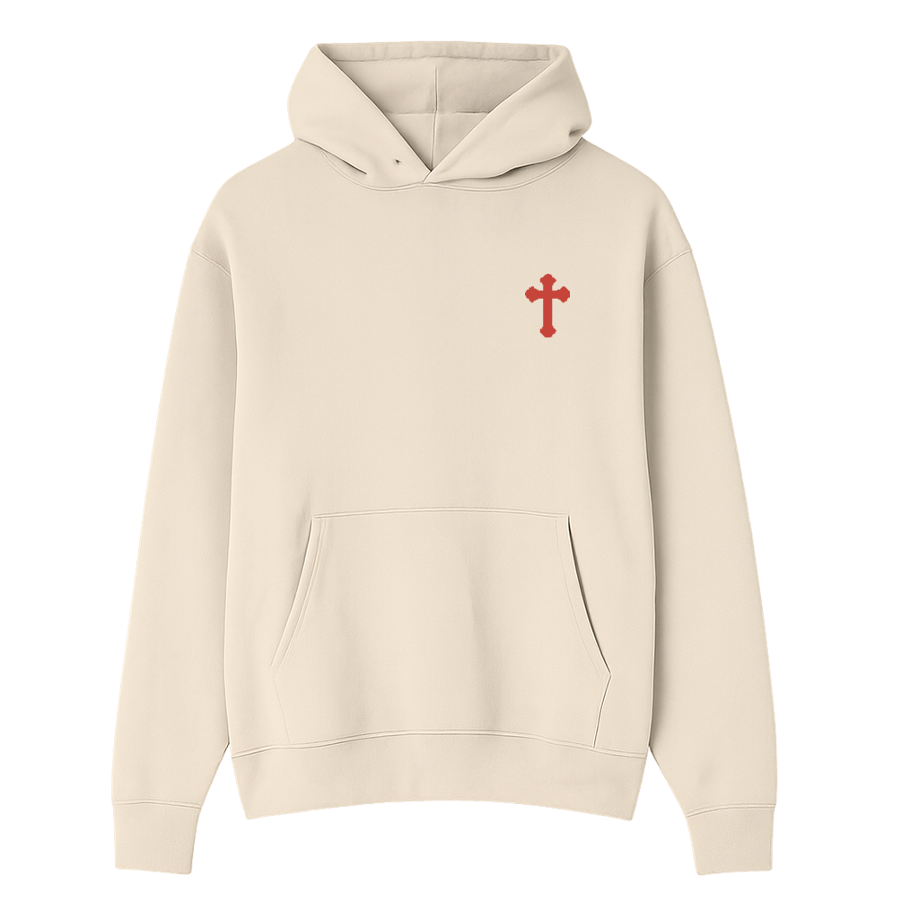 Jesus Wept Tan Hoodie